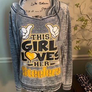 Steelers NFL Cozy Lightweight Hoodie Top 🏈